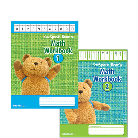 Backpack Bear's Math Workbook Set