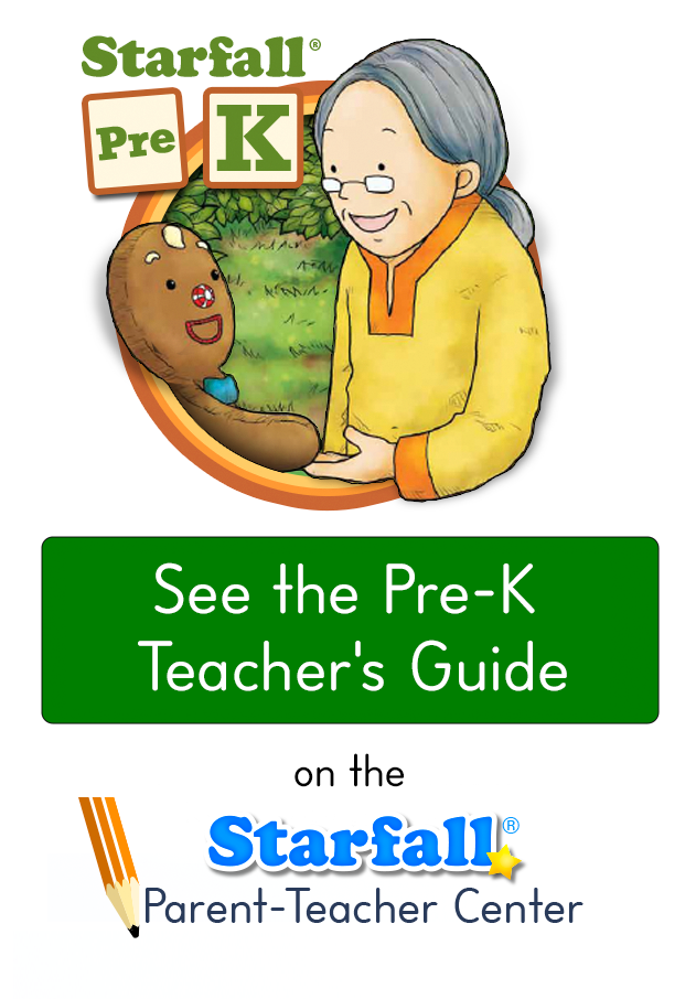 Go to the Pre-K Curriculum on the Starfall Parent-Teacher Center