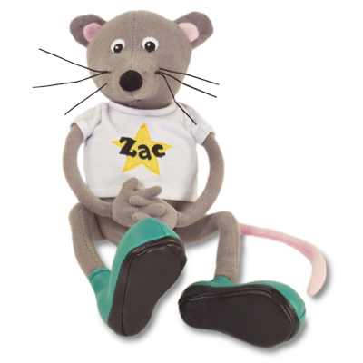 Detailed view of Zac the Rat