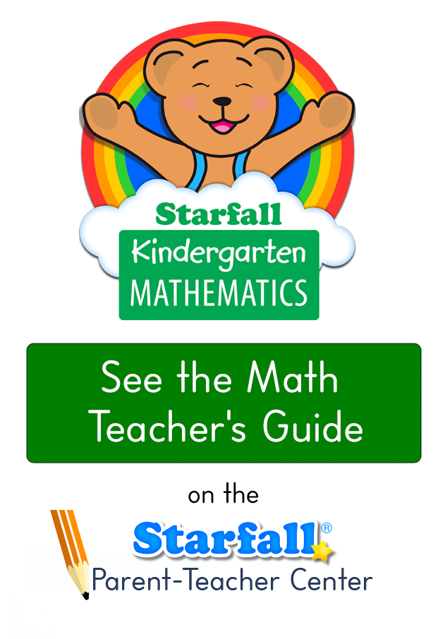 Go to the Kindergarten Math Curriculum on the Starfall Parent-Teacher Center