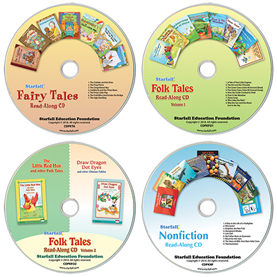 Detailed view of Set of 4 Read-Along CDs