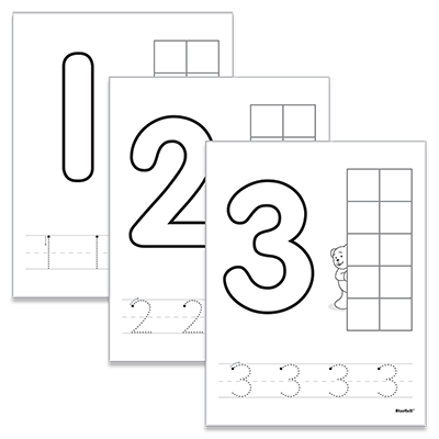 Detailed view of Number Activity Mats