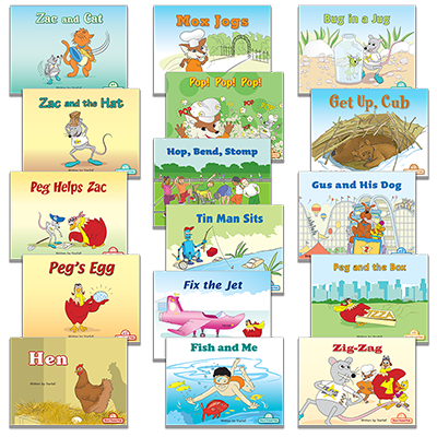 Detailed view of Set of 16 Short-Vowel Pal Books