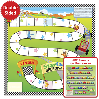 Detailed view of Starfall Speedway/Alphabet Avenue Game