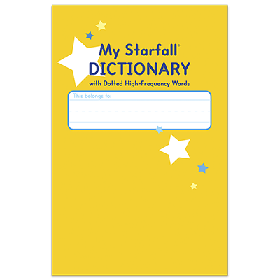 Detailed view of My Starfall Dictionary