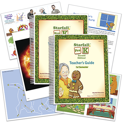 Starfall Education Store - Level-K Practice Books Kit - Block Print