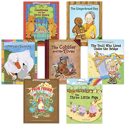 Detailed view of Set of 7 Fairy Tale Books