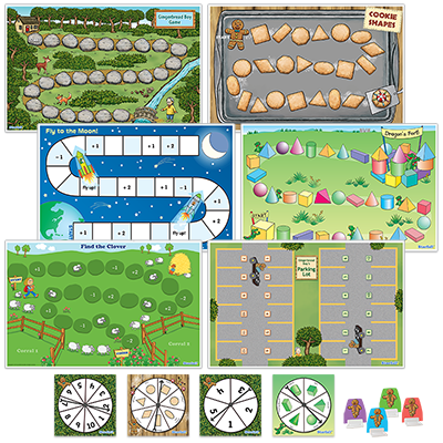 Detailed view of Gingerbread Boy's Math Games