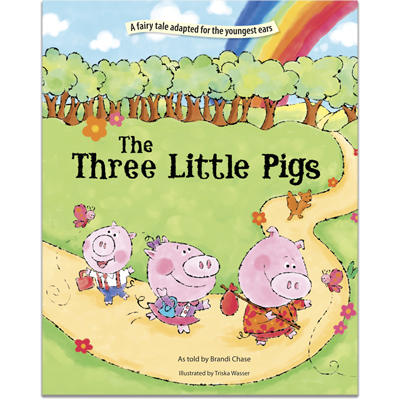 Detailed view of The Three Little Pigs