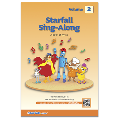Detailed view of Starfall Sing-Along Volume 2