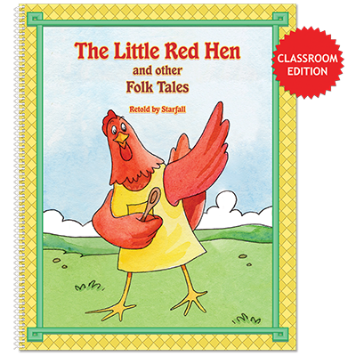 Detailed view of The Little Red Hen and other Folk Tales (classroom edition)