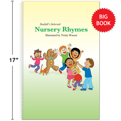 Detailed view of Starfall's Selected Nursery Rhymes Big Book