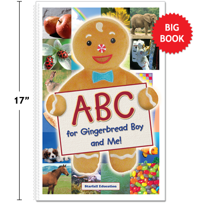 Detailed view of ABC for Gingerbread Boy and Me! Big Book