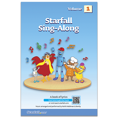 Detailed view of Starfall Sing-Along Volume 1