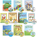 Set of 10 Folk Tales and Fables Books with Read-Along CDs
