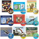 Set of 9 Nonfiction Books with Read-Along CDs